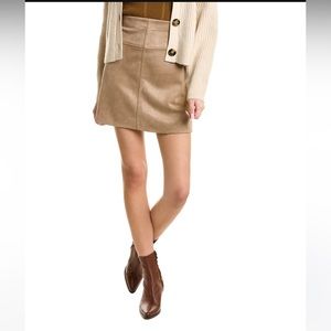 Max Studio faux suede skirt